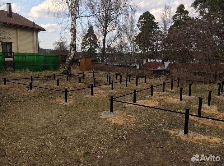 Винтовые сваи / монтаж