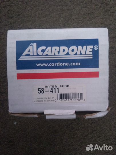 Помпа водяная Cardone для Pontiac Trans Sport 3,8L