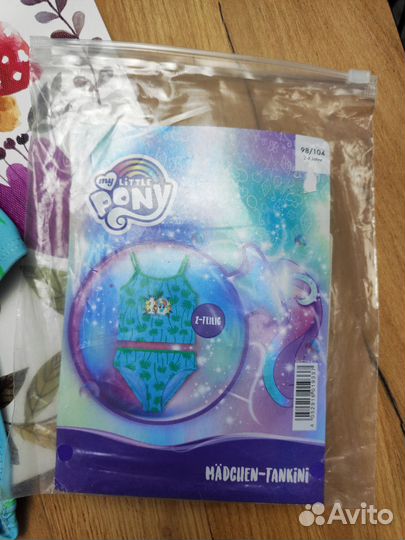 Купальник для девочки 98/104 Германия новый