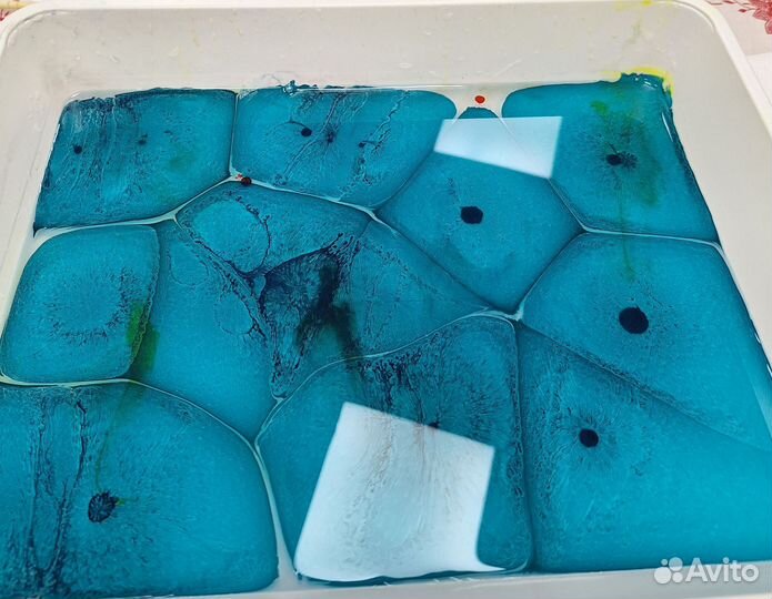 Занятия с детьми магия красок Эбру