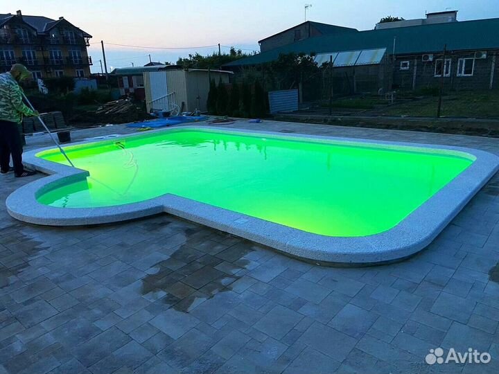 Бассейн из полипропилена 7x4