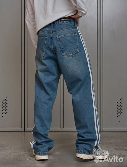 Джинсы balenciaga x adidas type