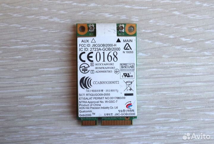 Модемы/Wi-Fi модули для ноутбуков HP / Dell