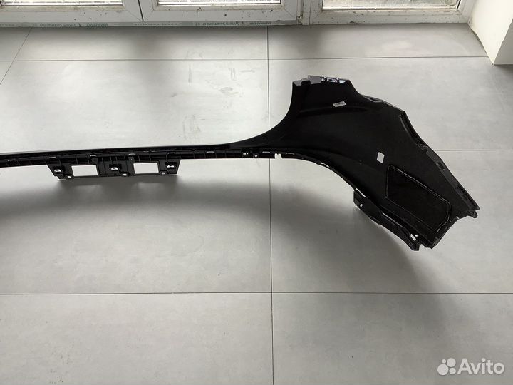 Задний бампер на hyundai santa fe 2020