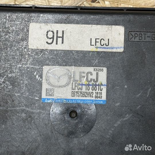 Блок управления двигателем Mazda 6 2011 2.2