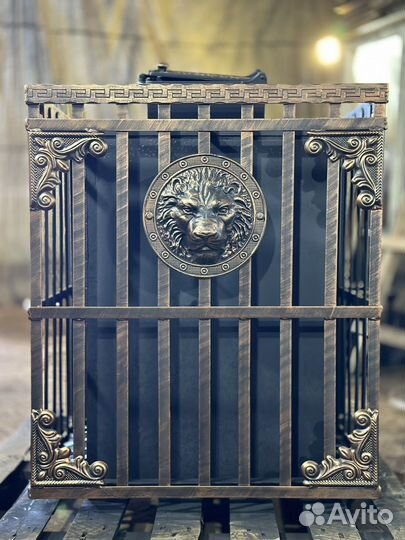 Печь для бани с закрытой и открытой каменкой