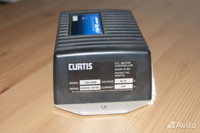Новый контроллер Curtis 1243-4225
