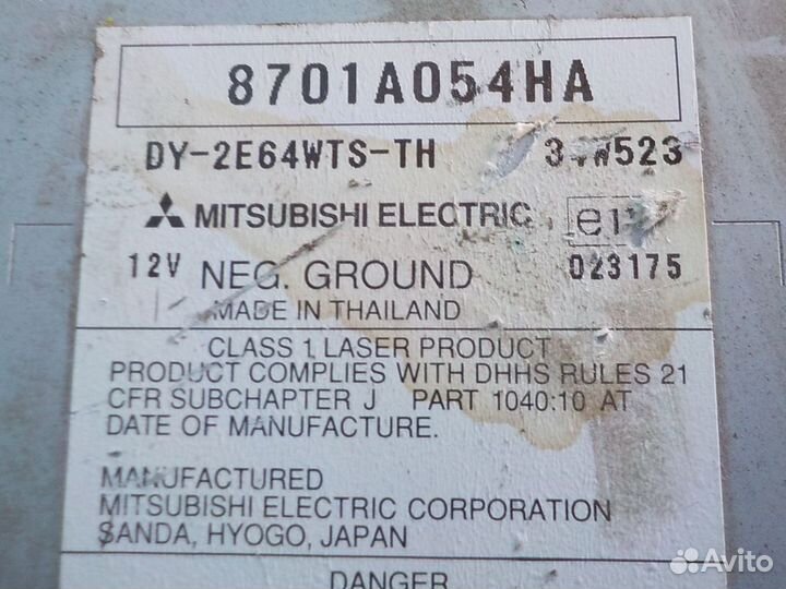 Магнитола mitsubishi L200 (KB) 2006-2016