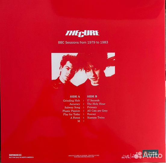 Виниловая пластинка The Cure – BBC Sessions 1979-1