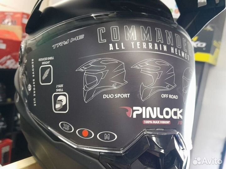 Шлем Airoh Commander Black