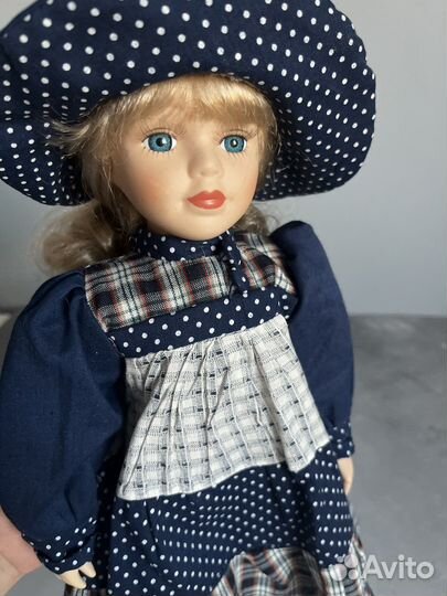 Кукла фарфоровая коллекционная немецкая