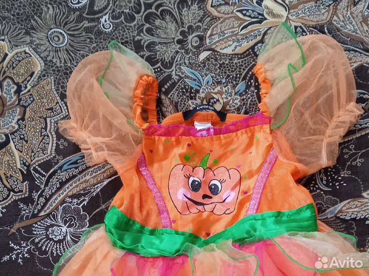Новое карнавальное платьице тыква