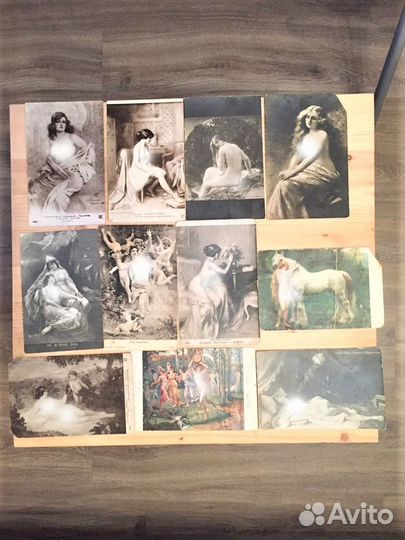 Открытки ню эротика до 1914 года Франция Россия