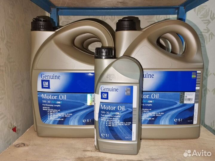 Масло моторное GM 5w30 dexos 2