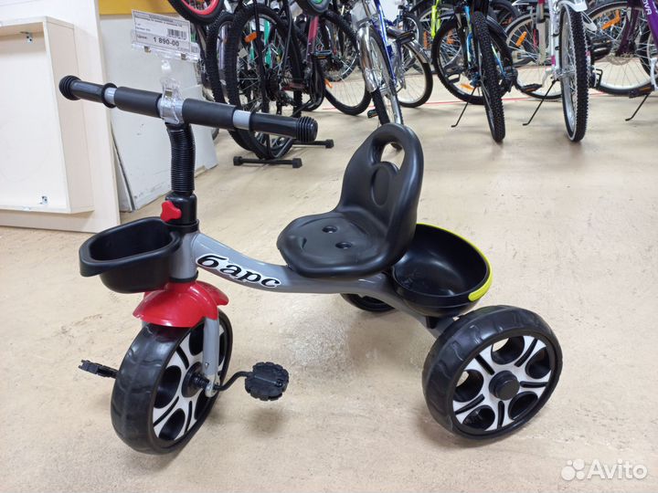 Детский трехколесный велосипед Новый