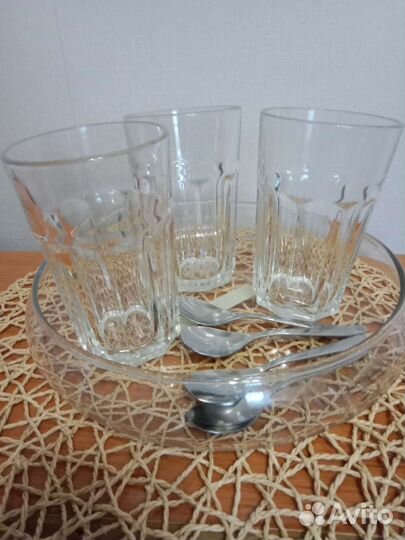 Блюда,стаканы,чайные ложки Икея