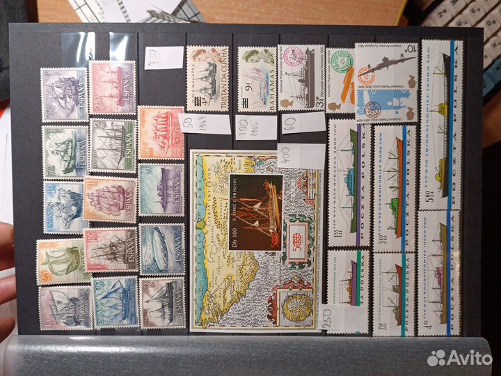 Марки корабли поезда и самолёты