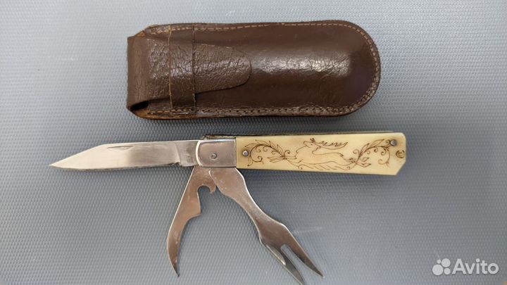 Перочинный нож Олень пкс-1, Павлово, редкий