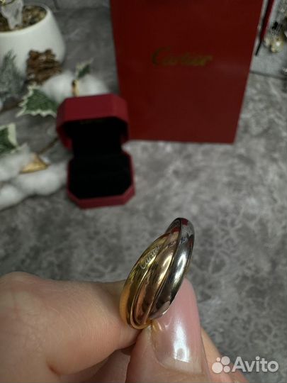 Cartier trinity кольцо