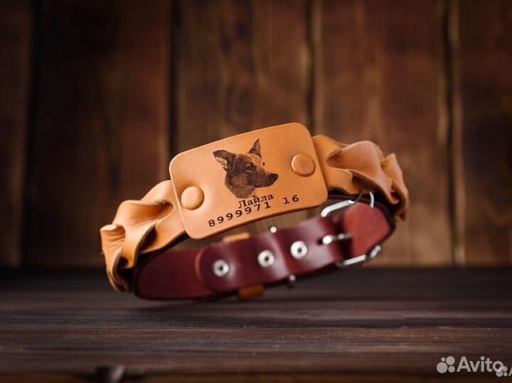 Ошейник для собак ручной работы