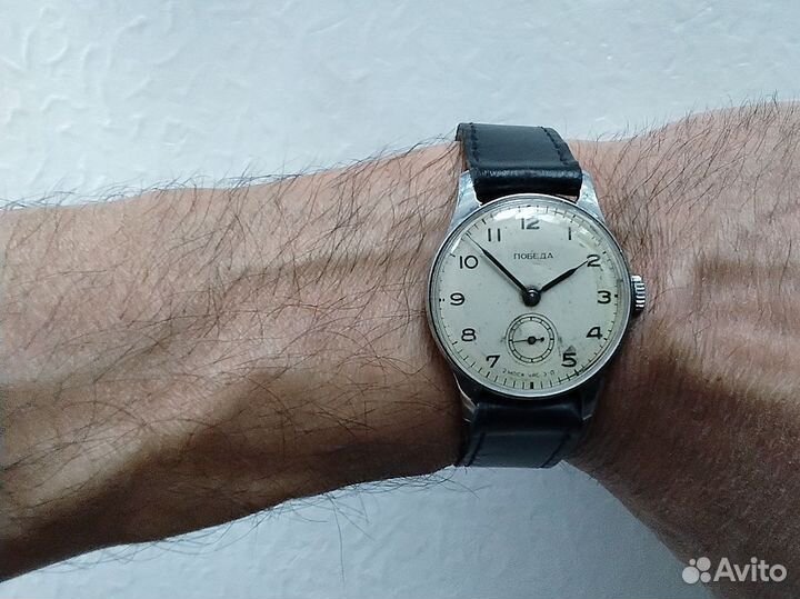 Часы Победа СССР. 1950-е. Механика. Ретро