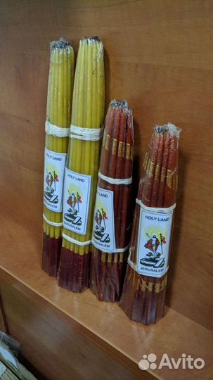 Свечи восковые, свечи церковные