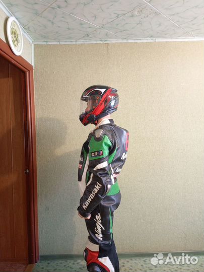 Мотокомбинизон мужской kawasaki