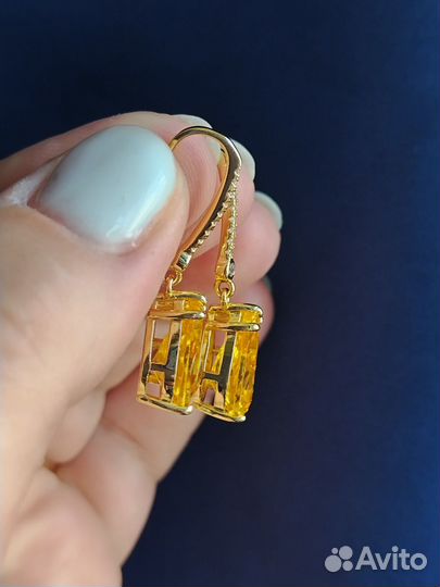 Брак серьги серебро 925 пробы