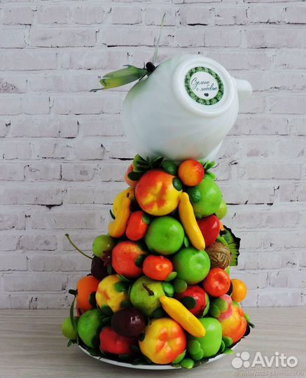 Handmade. Фруктовая чаша для интерьера