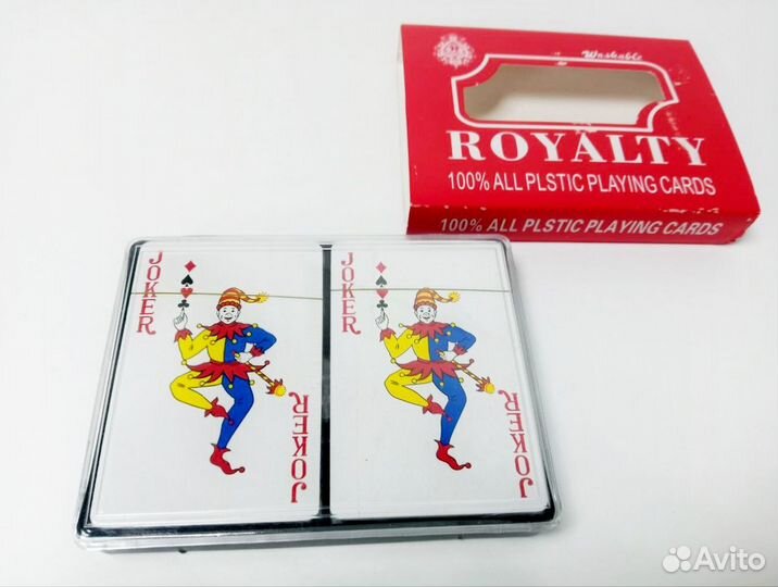 Карты игральные пластиковые Royal 2 колоды