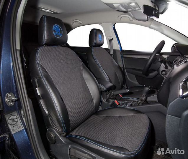 Чехлы из экокожи для Skoda Octavia A7 2013-2020