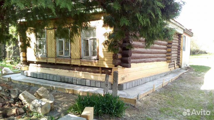 Замена венцов Ремонт Подъем домов