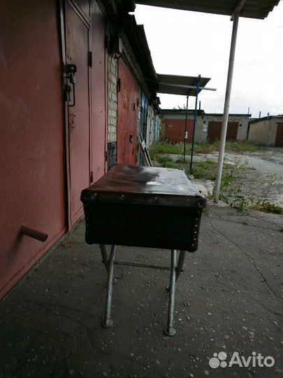 Чемодан коричневого цвета.Винтаж.Ретро