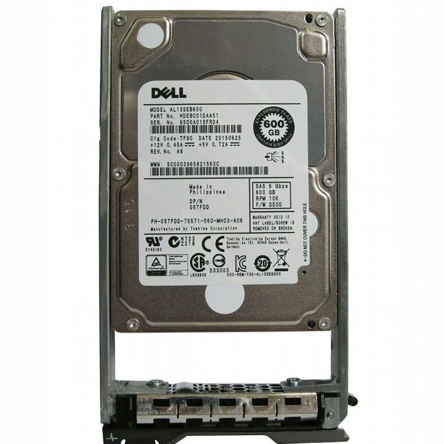 [05TFDD] Жесткий Диск Dell 5tfdd 600gb Sas 2,5 05tfdd