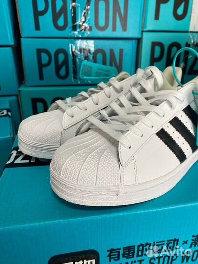 Adidas Superstar Белые Оригинал Poizon
