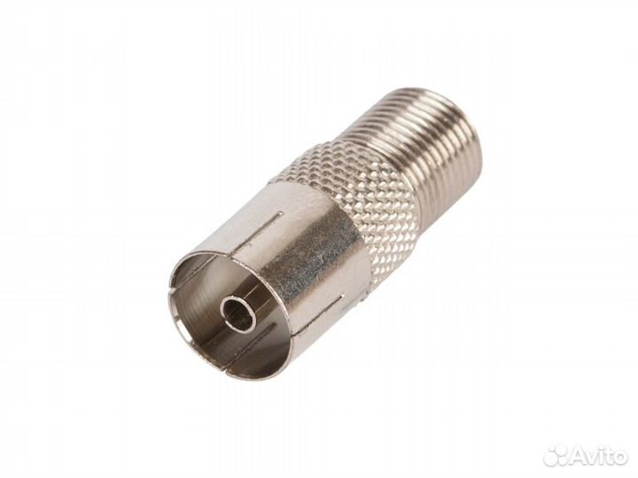 Тв гнездо для кабелей, FF-tvfm, металлик