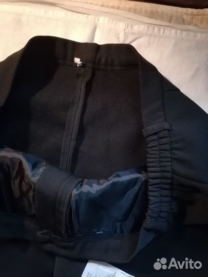 Брюки женские классические на флисе, р. 64