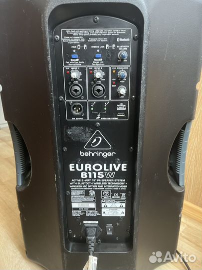 Акустическая система behringer eurolive b115w