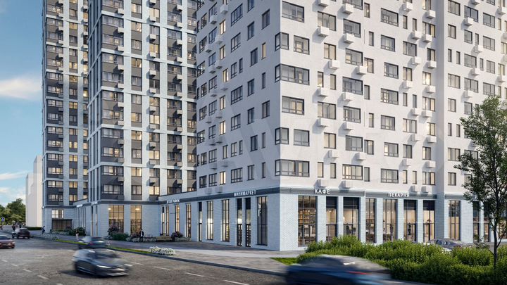 Квартира-студия, 23,6 м², 12/16 эт.