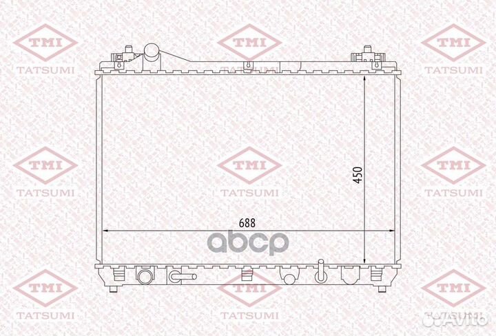 Радиатор охлаждения Suzuki Grand Vitara 05