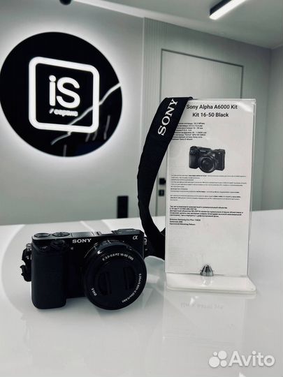 Sony alpha A6000 Kit Kit 16-50 Black