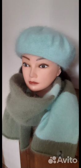 Комплект (берет, палантин, варежки)