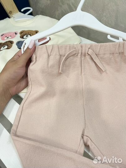 Комплект для девочки hm 80 кофта с начесом