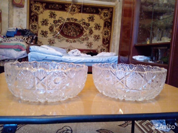 Салатница хрусталь СССР