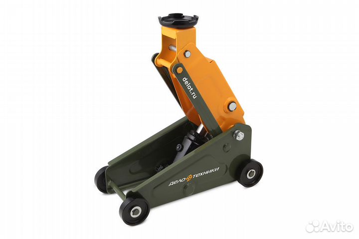 Домкрат подкатной 2 тонны, 145—400мм, в кейсе