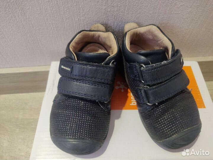 Детские ботинки туфли Biomecanics на липучках р.21