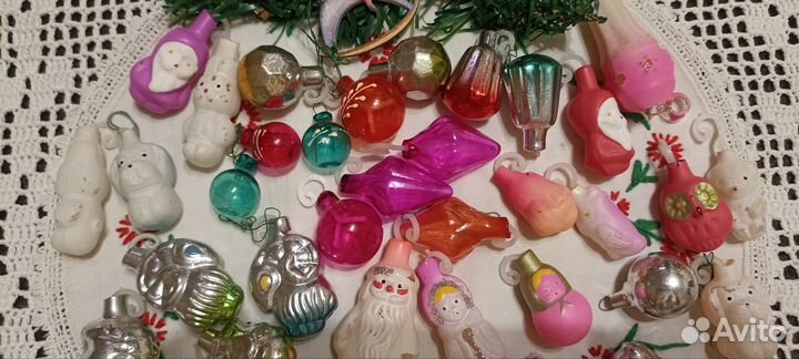 Елочные игрушки СССР набор малютка