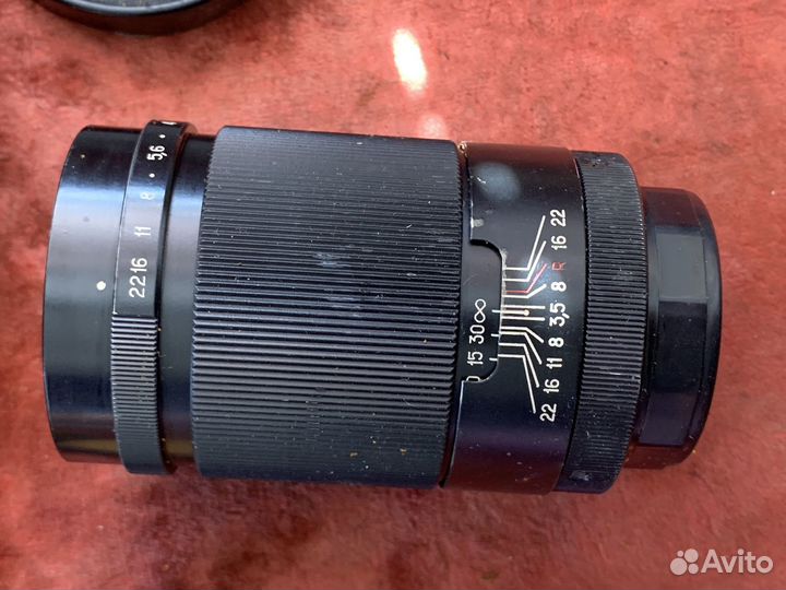 Объектив - *юпитер-37А 3,5/135мм*. 1978г. СССР