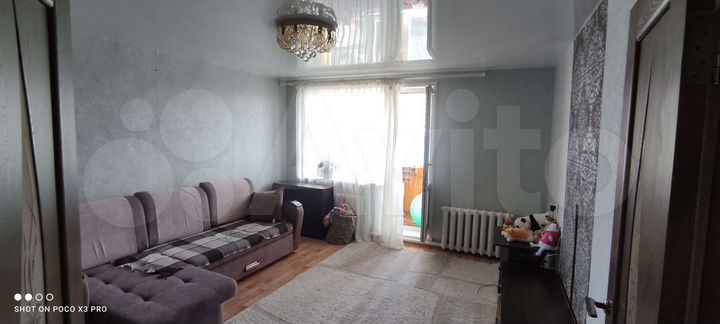 3-к. квартира, 60 м², 2/3 эт.