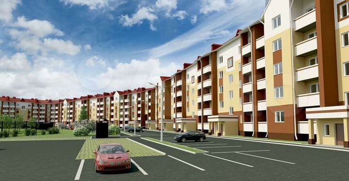 1-к. квартира, 43,9 м², 1/5 эт.